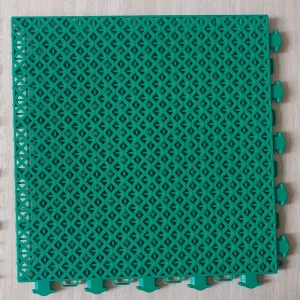 Durable Portable Interlocking Plastic Sports Flooring Tiles for Indoor Basketball and Football Waterproof Court