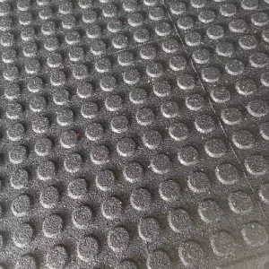 Durable Rubber Flooring Mat for Home Gym Workshop Garden Anti Slip Waterproof Soundproof Eco Friendly Exercise Pad Indoor Use
