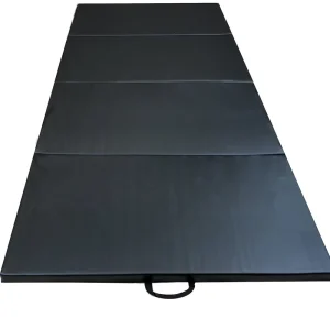 Durable Thick Foam Folding Tumbling Gymnastics Mat with Carry Straps