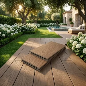 Durable WPC Composite Decking Outdoor Patio Flooring