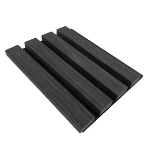 Durable WPC PVC Acoustic Wooden Slat Wall Panels for Hotel Kitchen Hospital Warehouse Use Waterproof Fire Retardant Eco-Friendly