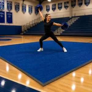 Durable Waterproof Eco-Friendly Gymnastics Cheerleading MMA Jiu-Jitsu Boxing Training Roll Mats for Home Gym Use