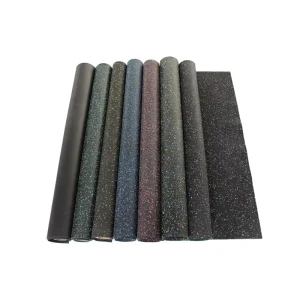Durable Wear Resistant Gym Flooring Rubber Roll 6mm 7mm 8mm 9mm 10mm Thickness Gym Rubber Flooring