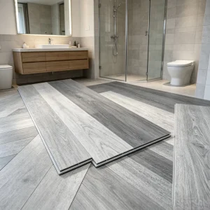 Durable Wood Veneer SPC Floor 4mm-8mm Thickness Rigid Core Vinyl Plank with Unilin Click Lock
