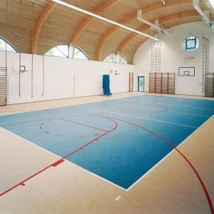 Dust Free Indoor Decoration PVC Foamed Basketball Arts Training Gym Floor