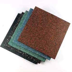 EDPM Rubber Flooring Outdoor Children’s Playground Gym Tiles Durable Anti static Eco Friendly 2cm Thickness