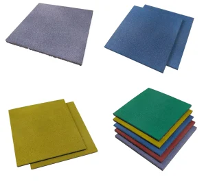 EDPM Rubber Flooring Outdoor Children’s Playground Gym Tiles Protective Rubber Mats