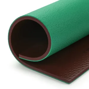 ENLIO Crystal Sand Surface 5.5mm PVC Badminton Court Roll BWF EN14904 Certified E SUR Anti slip Indoor Sports Flooring Mat
