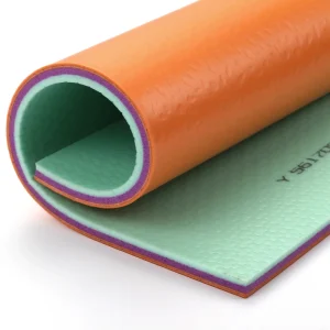 ENLIO High Elasticity Professional Volleyball Court PVC Floor FIVB Standard Indoor Sports Hall Vinyl Mat 7.0mm Raindrop ESUR