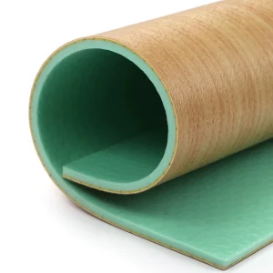 ENLIO Oak Maple Grain 5.0mm PVC Basketball Court Flooring Roll E SUR Anti stain 1.3mm Wear Layer Indoor Sports Mat
