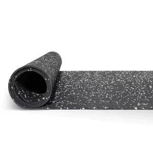 EPDM 15mm Thick Gym Rubber Tile Shock Absorbing Anti Slip Wear Resistant Roll Floor Mat Soundproof Fitness Protective Flooring