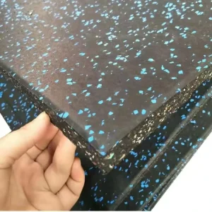 EPDM Anti-Slip Non-Toxic Rubber Floor Mats Quiet Pressure-Resistant for Outdoor, Gym, and Garden Use