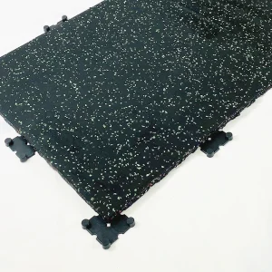 EPDM Colored Rubber Gym Flooring Anti Scratch Interlocking Gym Rubber Floor Tile High Elastic Gym Rubber