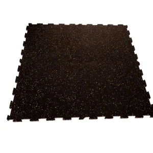 EPDM EVA Foam Interlocking Gym Floor Mats 24×24 Inch Shock-Absorbing Noise-Insulating Rubber Tiles