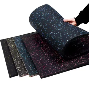 EPDM Fleck High-Density Rubber Floor Tiles for Gym
