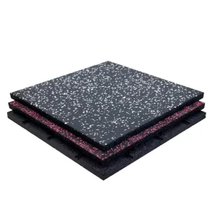 Heavy-Duty Shock-Absorbing Rubber Gym Flooring for High-Impact Workouts
