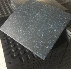EPDM Rubber Fitness Floor Mat Noise Reduction Non Slip for Indoor Sports Venues