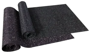EPDM Rubber Floor Rolls Anti-Slip Fitness Flooring Protective Mat for Home and Sport Court Use