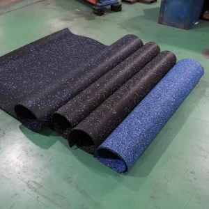 EPDM Rubber Floor Rolls for Gym and Home Use Anti Slip Waterproof Shock Absorption for Shooting Range