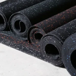 EPDM Rubber Floor Rolls for Gym and Shooting Range Shock Absorption Waterproof
