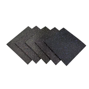 EPDM Rubber Floor Tiles for Gym Non-Slip Durable Interlocking