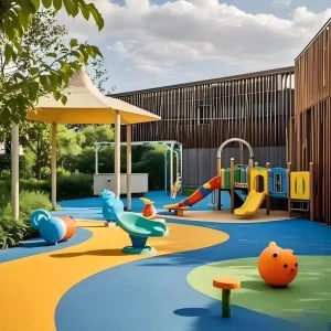 EPDM Rubber Flooring Breathable Shock Absorption Anti Slip Surface