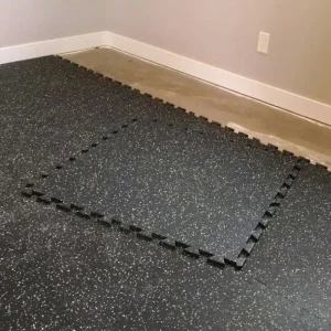 EPDM Rubber Flooring Tiles for Outdoor Gym Sports Playground with Anti Vibration Shock Absorbing Surface