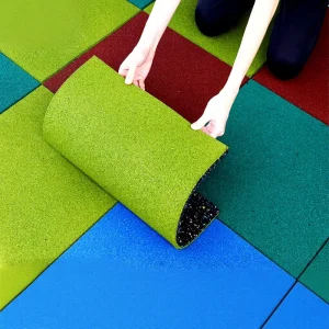 EPDM Rubber Flooring for Kids’ Play Areas and Gyms Eco-Friendly Shock Absorption Indoor Outdoor Use