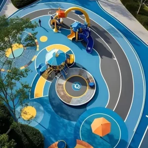 EPDM Rubber Granule Polyurethane Colored Eco-Friendly Shock-Absorbing Anti-Slip Surface Indoor/Outdoor Rubber Runway Floor