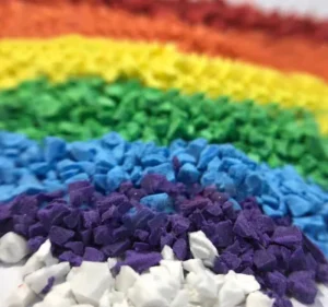 EPDM Rubber Granules (Pellets) Virgin Custom Colors Eco friendly for Playground Running Track Basketball Court Sports Surface
