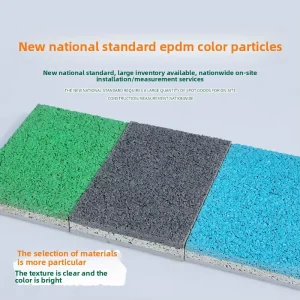 EPDM Rubber Granules Rotational Molding UV Wear Weather Resistant Outdoor Colored Flooring Tracks Kindergarten Basketball Courts