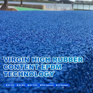 EPDM Rubber Granules for Volleyball Court Flooring
