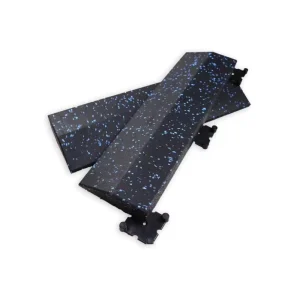 EPDM Rubber Gym Floor Roll Tiles with Beveled Edge Strips Long Life Nontoxic Mat Protective Flooring Rubber Gym Mat