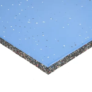 EPDM Rubber Gym Flooring Mat Tile NR Composite Tile Easy Install Easy Maintenance Resilient Kitchen Gym Floor