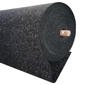 EPDM Rubber Gym Sports Flooring 3-12mm Thickness Custom Length