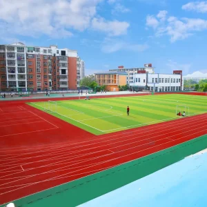 EPDM Rubber Running Track Weather-Resistant Sports Surface for Schools, Stadiums and Parks