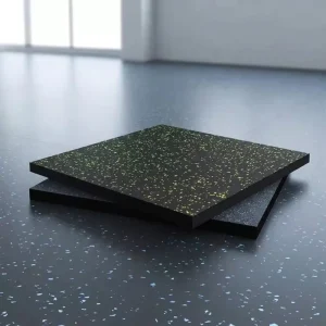 EPDM Rubber Shock-Absorbing Non-Slip Interlocking Gym Floor Roll for Fitness Room Protection