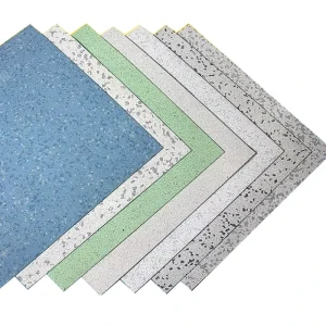 ESD Anti-Bacterial PVC Vinyl Clean Room Homogeneous Flooring Rubber Sheets Product Category
