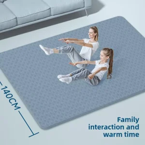 EVA Aerobics Mat Double Yoga Mat Extra Large Thickened Widened 2m Fitness Soundproof Shockproof Non Slip Exercise Mat