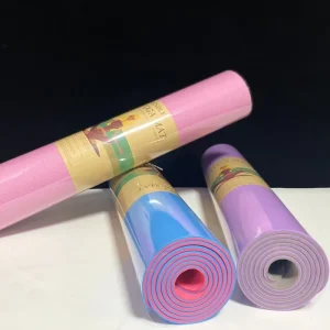 EVA Dual Color Yoga Mat Odorless Double Sided Anti Slip Floor Mat Fitness Skipping Workout Mat