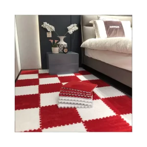 EVA Foam Anti slip Floor Mat Customized Colors 30cm Area Rugs Modern Puzzle Soft Roll Mats for Home Golf Prayer PET