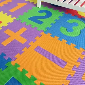 EVA Foam Puzzle Play Mat Alphabet Number Interlocking Floor Tiles Kids Educational Crawling Mat Non-Slip Baby Play Mat