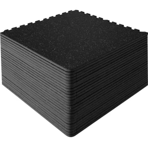 EVA Interlocking Foam Floor Mats 0.56in 25-Piece Puzzle Tiles 24 x 24in Exercise Mats for Workout and Fitness