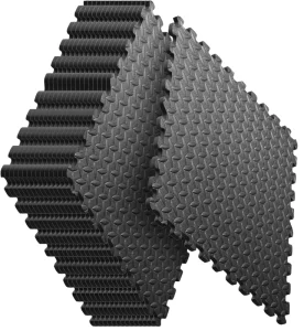 EVA Material Non-Slip Interlocking Fitness Floor Mat Tiles for Home Gym and Exercise Protective Cushioning