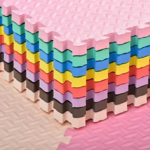 EVA Puzzle Play Mat Waterproof Gym Flooring Exercise Tiles for Baby Crawling