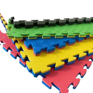 EVA Tatami Puzzle Mats for Karate, Wrestling and Taekwondo Training, Used Factory CE