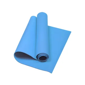 EVA Yoga Exercise Mat with Body Alignment Lines, Lightweight, Foldable and Portable