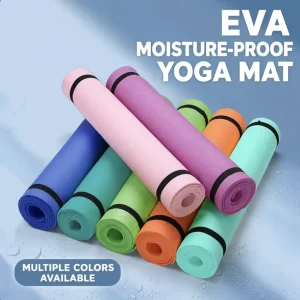 EVA Yoga Mat 183x61cm 5mm Thick Non Slip Waterproof Washable Foam Exercise Pad Custom Logo Fitness Pilates Mat