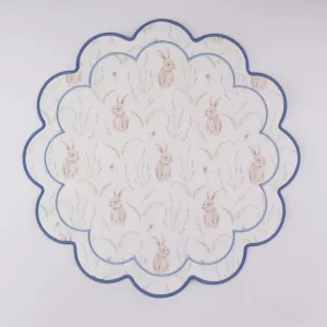 Easter-Style Durable Polyester Printed Placemats Stain-Resistant for Home and Restaurant