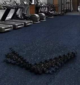 Easy Clean Floor Mat Pit Garage Heat Resistant Puzzle Mat Water Saving Temporary Event Gym Flooring Rubber